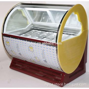European egg type ice cream display cabinet manufacturers